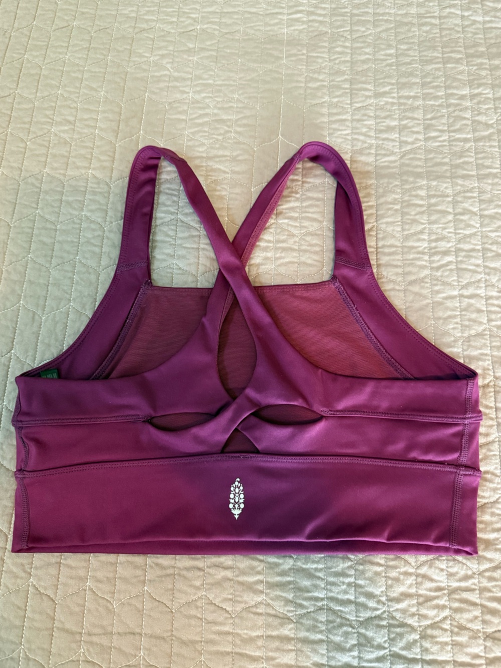 FP Movement by Free People Mauve Purple Square Neck Sports Bra - Picture 4 of 6